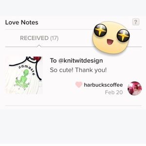 ⭐️ LOVE NOTES ⭐️ top rated seller. Fast shipping.